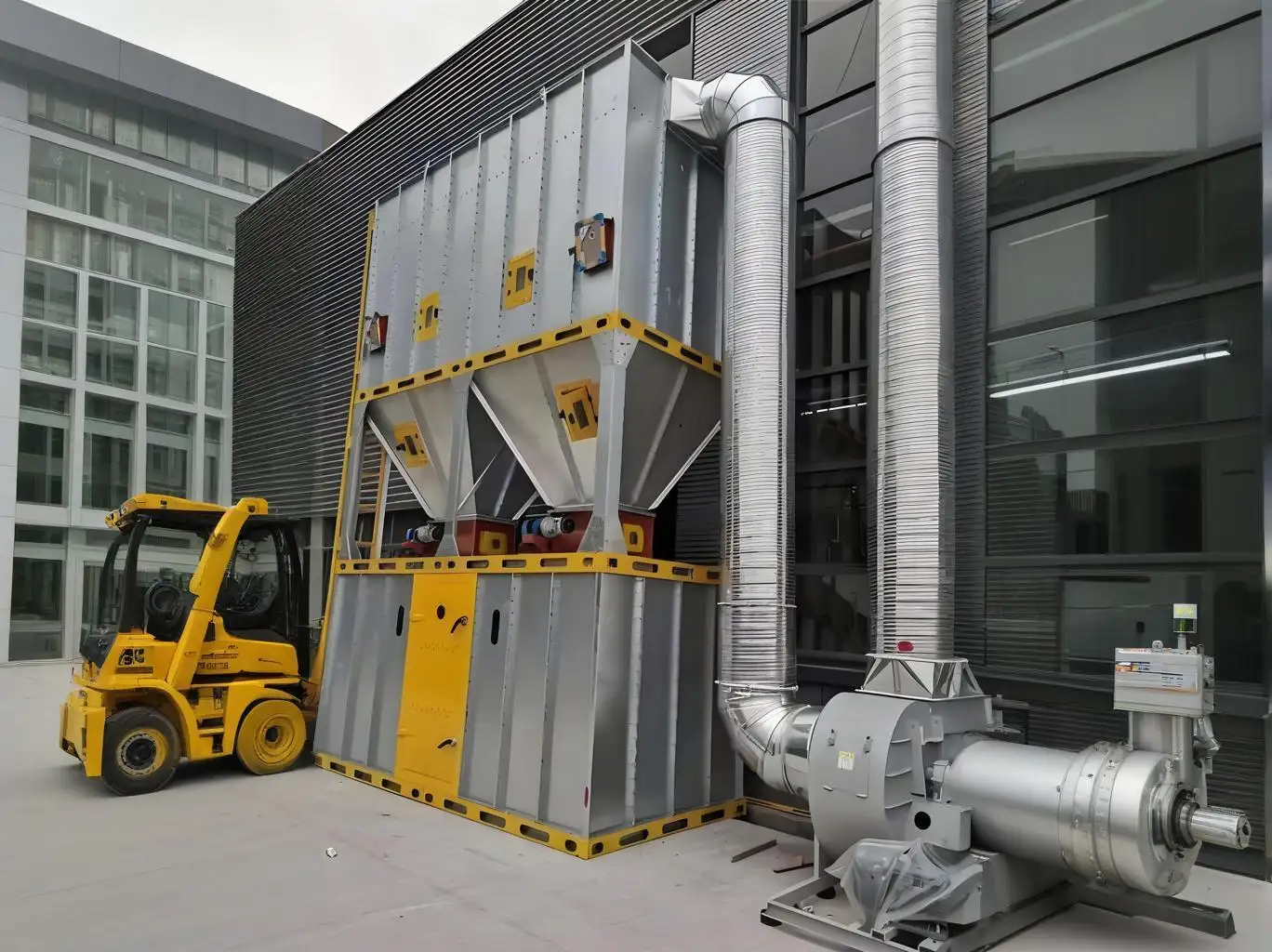 郑州除尘设备厂家车间实拍图