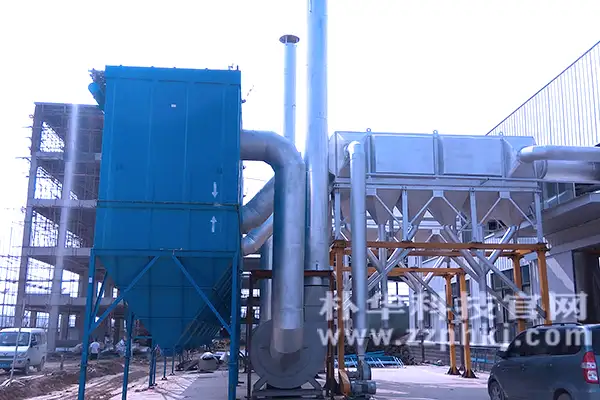 案例:分室脉冲袋式除尘器设备安装在建材厂