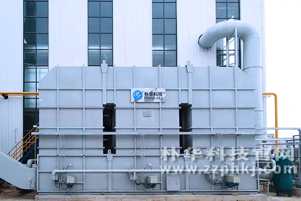 案例:三室催化燃烧设备安装在客户厂区