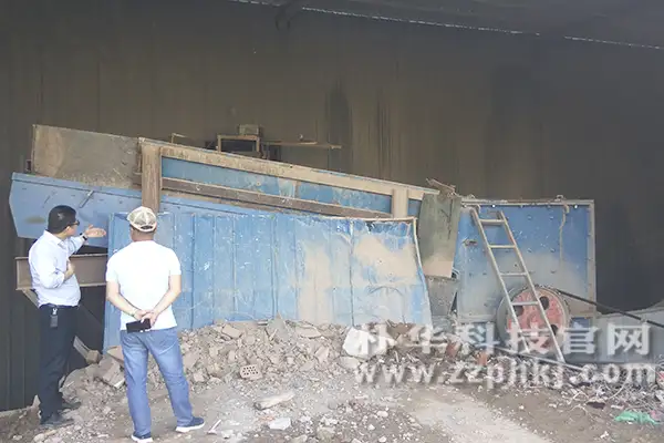 2019郑州环保督察严 建筑垃圾破碎客户采购除尘器设备