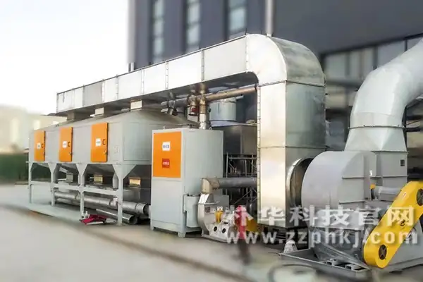 案例：活性炭吸附+催化燃烧设备安装在客户厂区